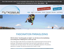 Tablet Screenshot of flytandem.at